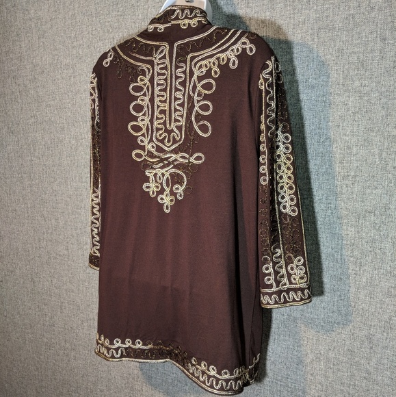 Objects D'art Embroidered Jacket - Picture 2 of 5